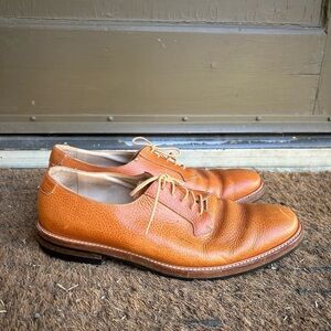 Mr. Hare Men's Dress Shoes Loafers Oxfords Cognac See Measurements for Size